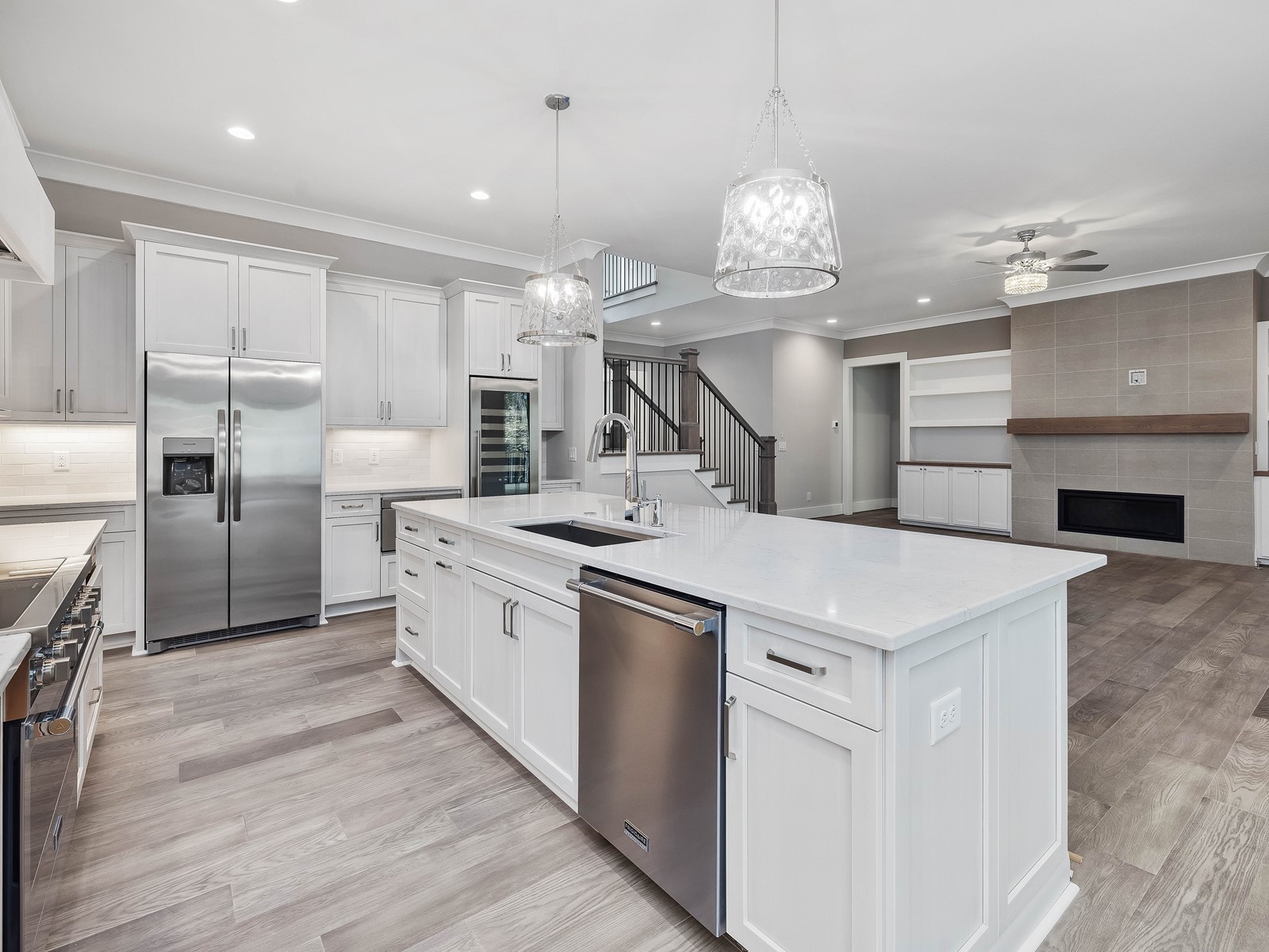 Burr Oak custom kitchen